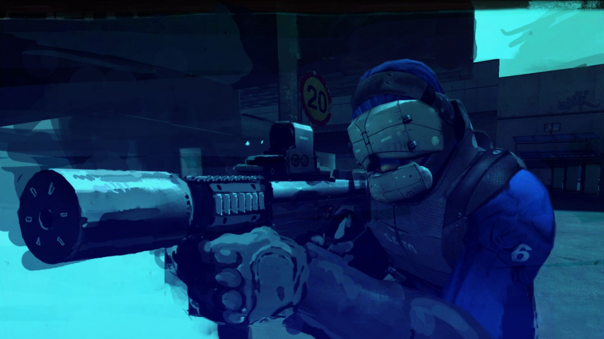 Futuristická týmová akce Neotokyo je zdarma dostupná na Steamu