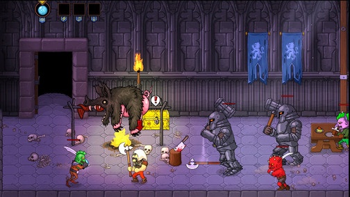 Český tým Rake in Grass se hlásí se slibnou arkádou Rampage Knights