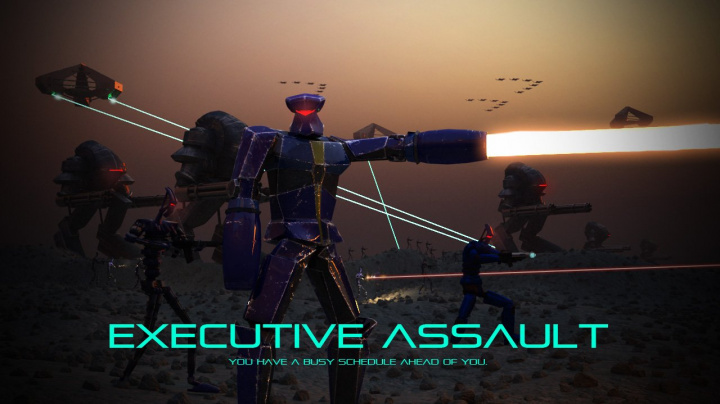 Bitvy v Executive Assault můžete hrát za vojáka (střílečka) i velitele (strategie)
