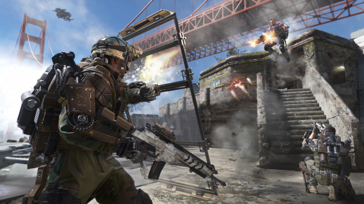Sedmiminutovka kampaně Call of Duty: Advanced Warfare ukazuje opatrný pokrok