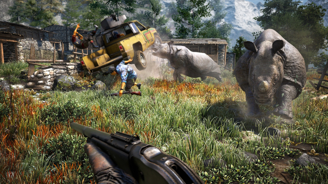 Ve Far Cry 4 najdete nosorožce, opice a spoustu zbraní