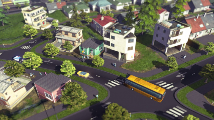Záběry z hraní budovatelské strategie Cities: Skylines předvádí propojení služeb