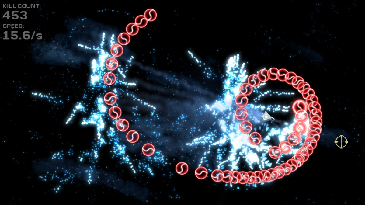 Vyzkoušejte střílečku Perfect Shot vs. Spiraling Monsters