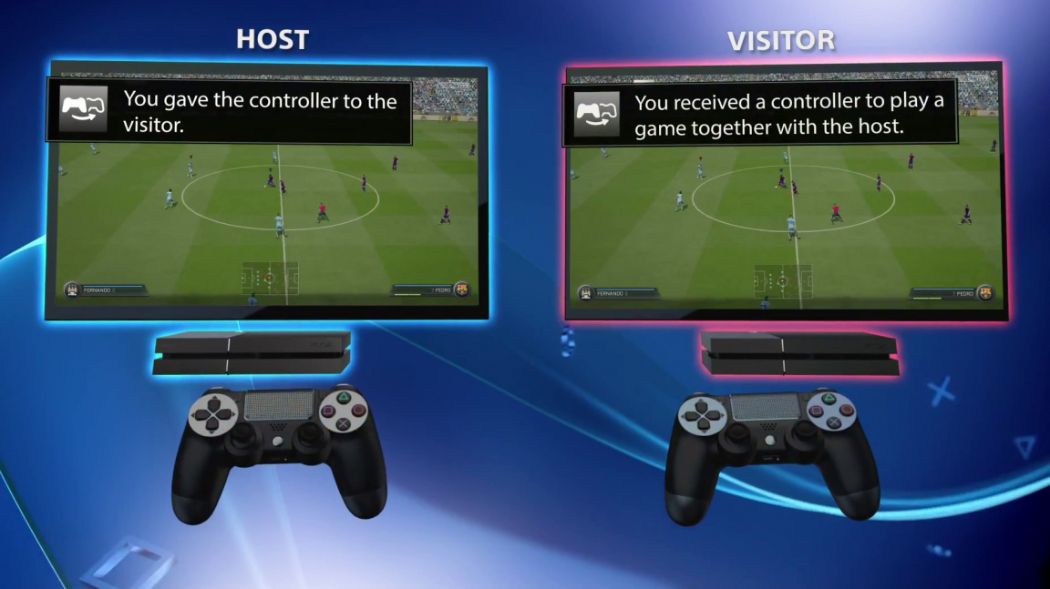 S novou funkcí Share Play můžete na dálku předat kamarádovi ovládání PlayStation 4 hry