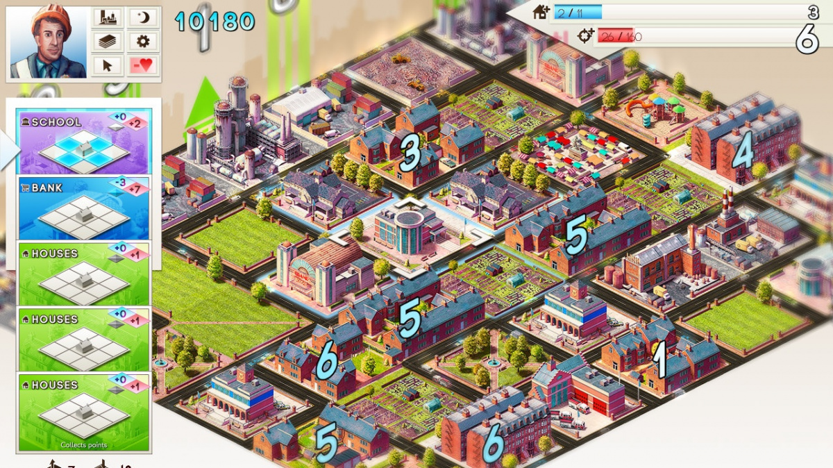 Concrete Jungle kombinuje budovatelskou strategii s karetní hrou