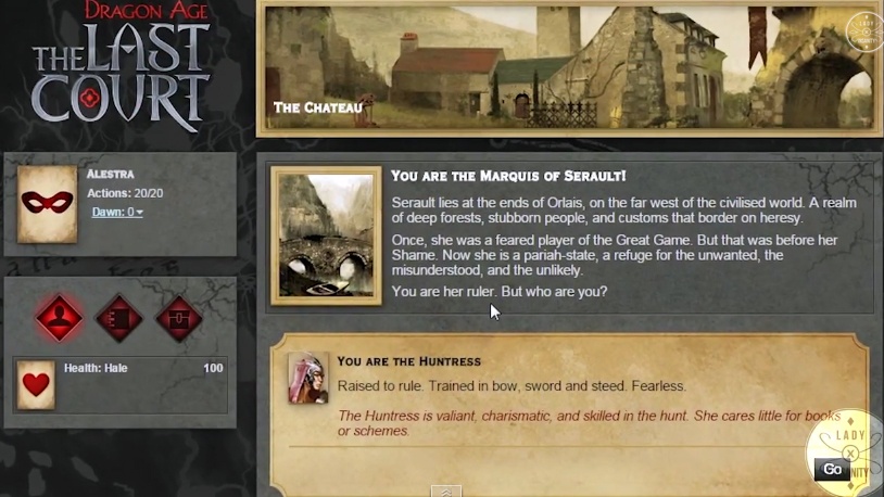 Interaktivní textovka The Last Court vás nechá vládnout ve světě Dragon Age
