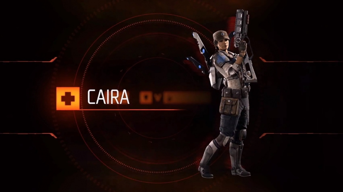 Medička Caira z Evolve kolem sebe střílí jeden granát za druhým