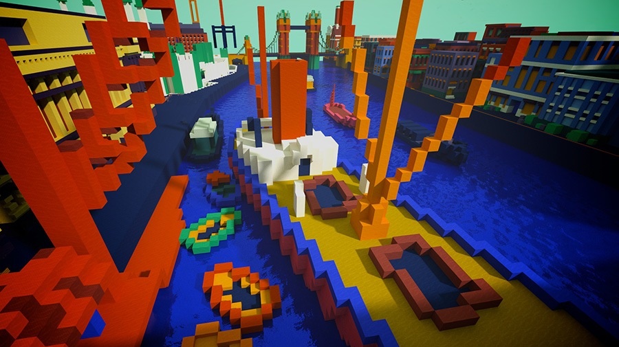 Slavné obrazy ožívají jako interaktivní mapy v Minecraftu