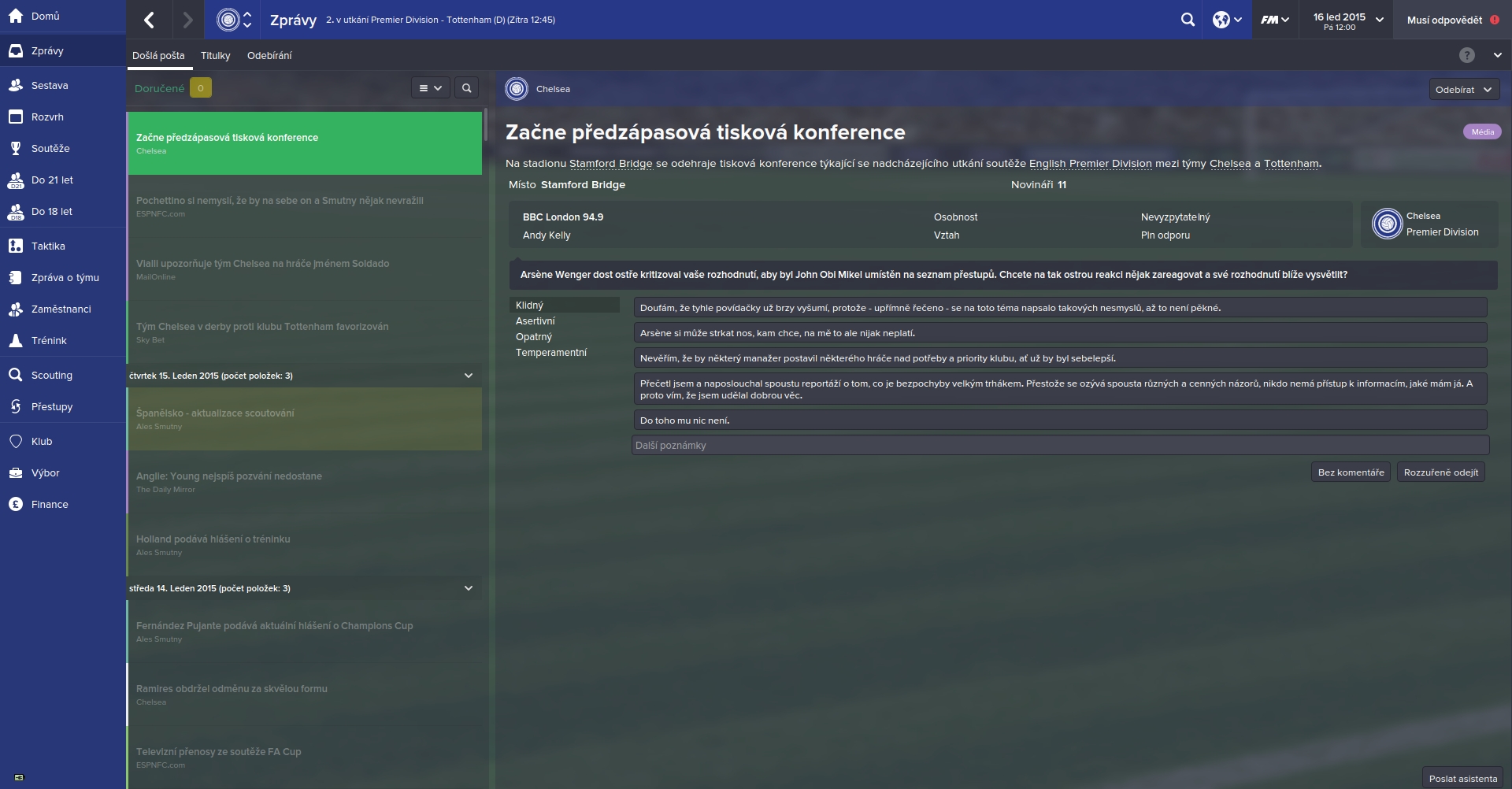 Football Manager 2015