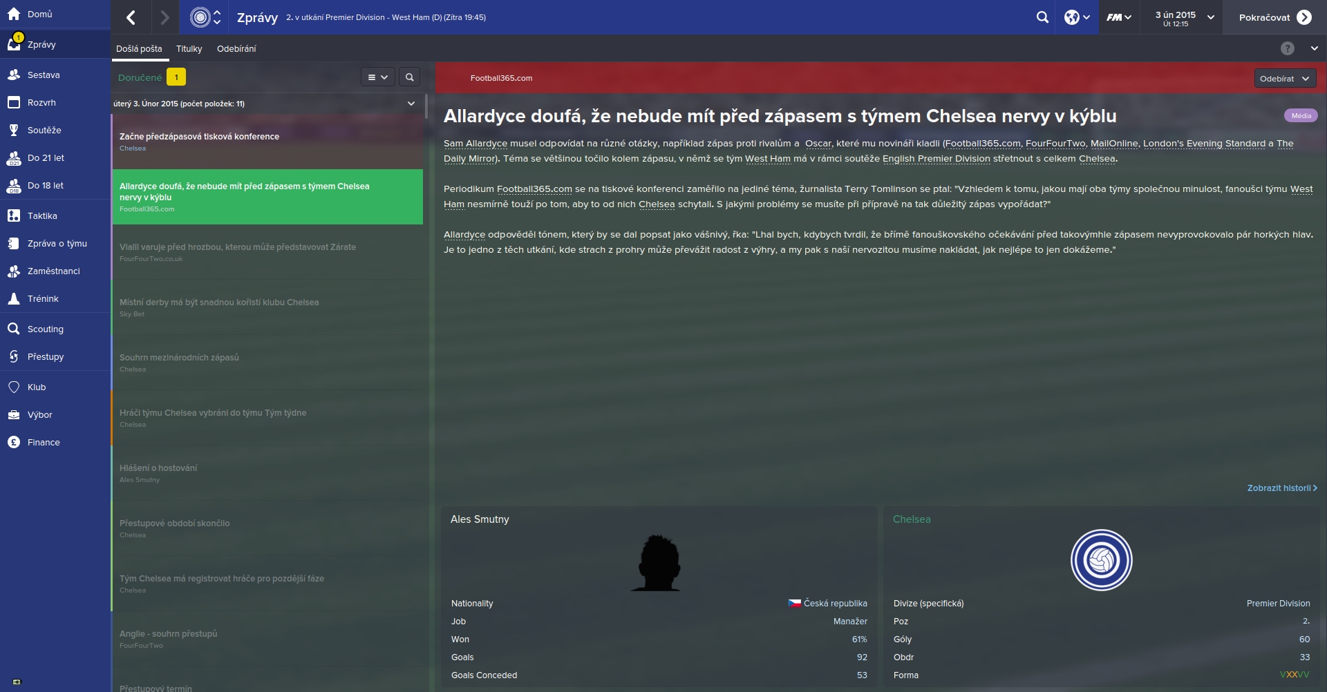 Football Manager 2015