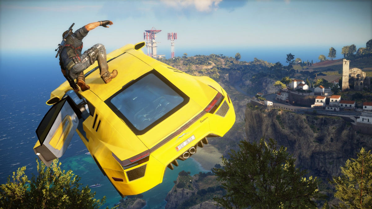 Nové obrázky z Just Cause 3 ukazují, že ztřeštěné akce není nikdy dost