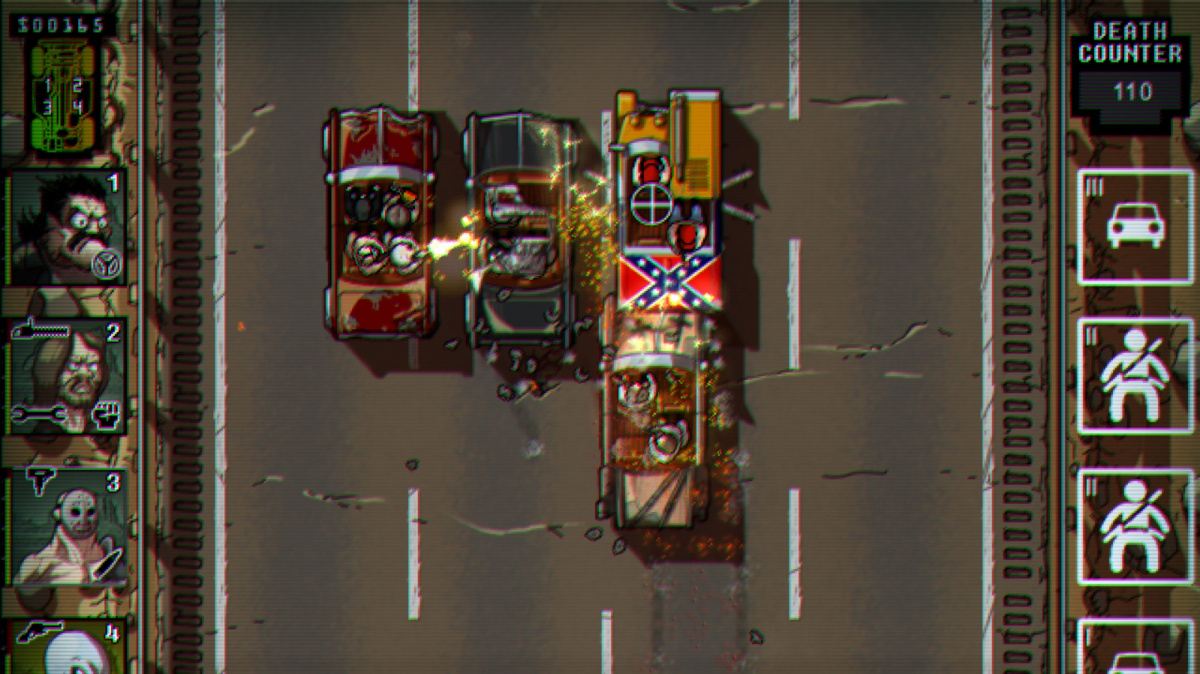 Při hraní akčních závodů Death Skid Marks můžete vypustit páru a vypnout mozek