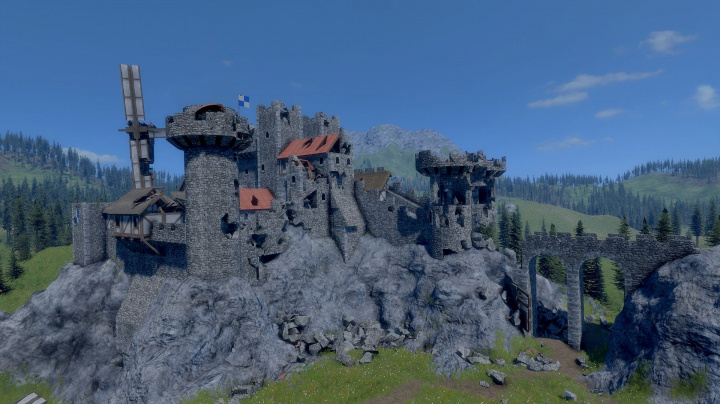 Medieval Engineers předvádí na destrukci hradů fungování fyziky