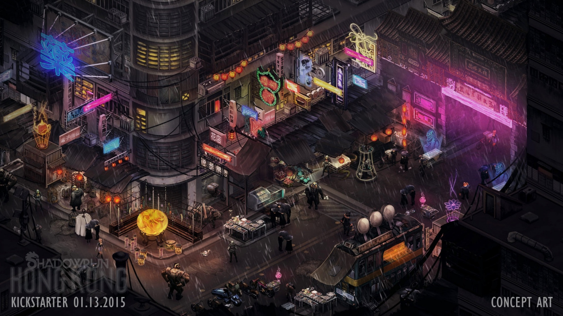 Hráči zaplatili Shadowrun: Hong Kong na Kickstarteru za necelé dvě hodiny