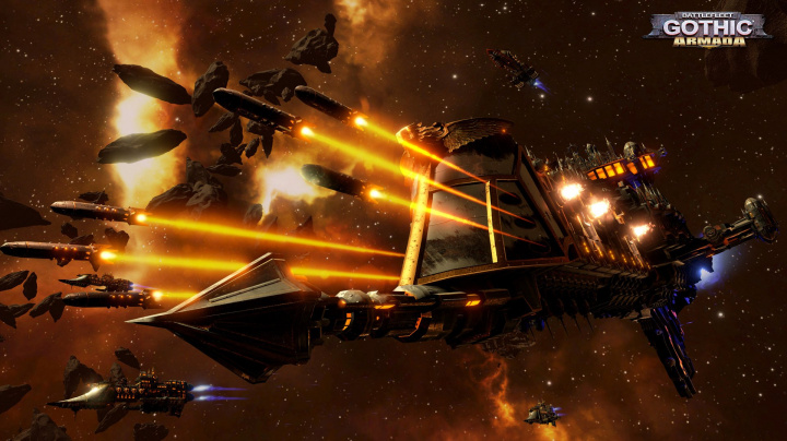 V realtime strategii Battlefleet Gothic: Armada se utkají obří lodě Imperial Navy a Abbadona