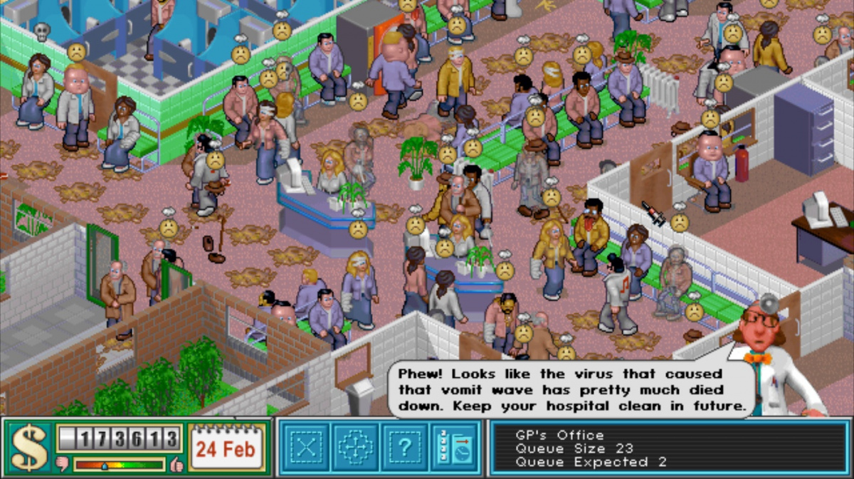 EA nabízí na Originu zdarma kouzelnou strategii Theme Hospital