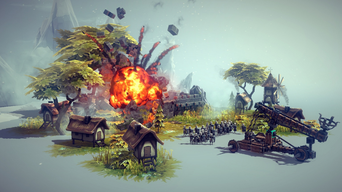 V Besiege stavíte realistické stroje, abyste rozsévali smrt a zkázu