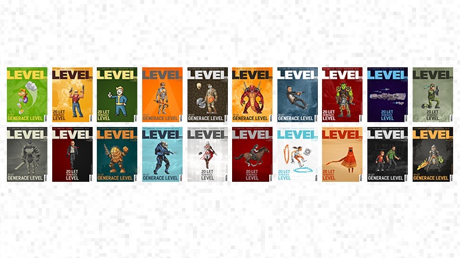 LEVEL slaví 20 let a číslo 249 vychází s 20 sběratelskými obálkami
