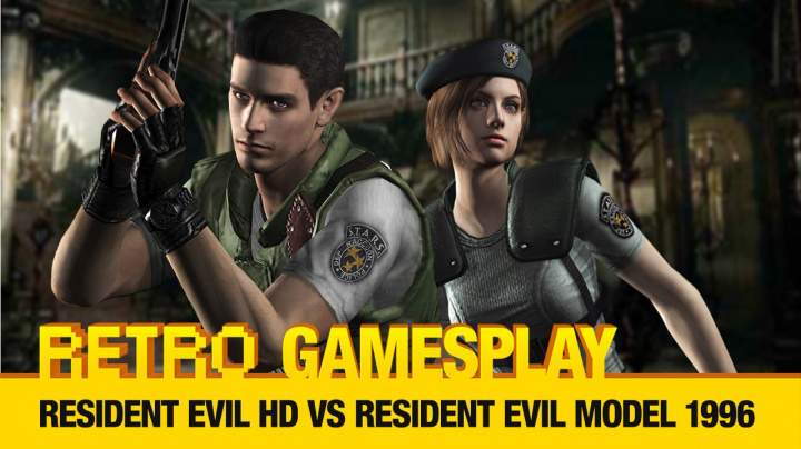 Retro GamesPlay: Resident Evil HD vs Resident Evil model 1996