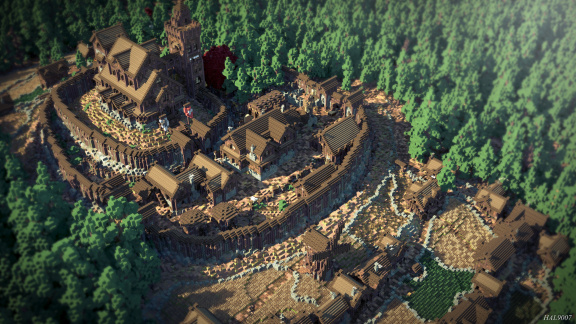 Hra o trůny přenesená do Minecraftu budí nejhlubší respekt