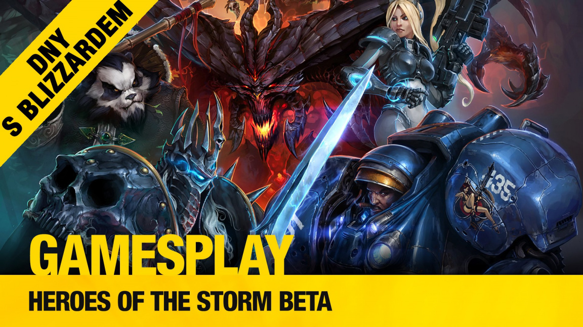 GamesPlay: Adam hraje uzavřenou betu Heroes of the Storm