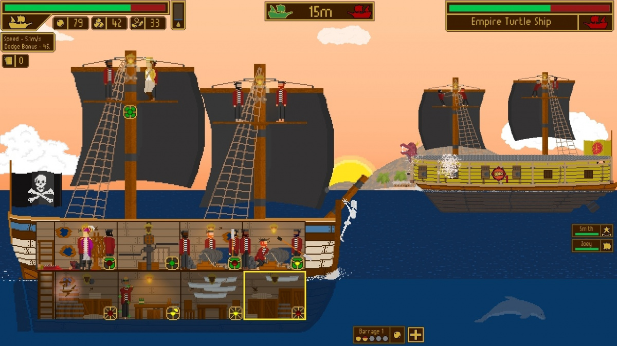 Seaworthy kombinuje FTL, piráty, námořní písně a film Master and Commander