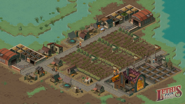 Lethis vypadá jako klasická budovatelská strategie okořeněná steampunkem