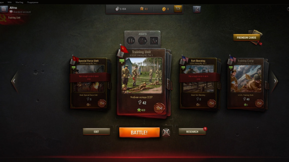 Wargaming využívá popularity karetních her a spouští betu World of Tanks Generals