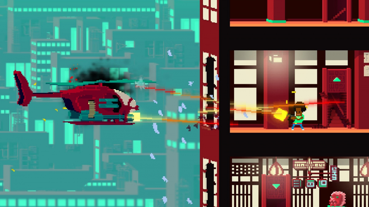 Šílené video má dokázat, že Not a Hero opravdu není normální akční hra