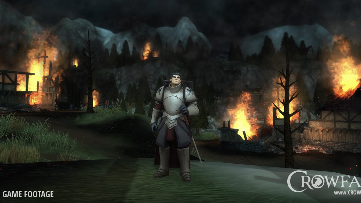 MMO Crowfall představuje systém dobývání měst a PvP