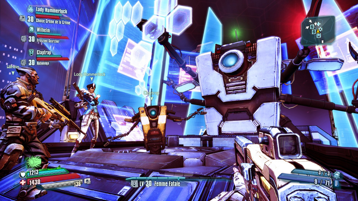 V Claptastic Voyage pro Borderlands: The Pre-Sequel se podívte do "mozku" ukecaného robota