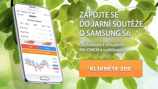 Získejte fantastický Samsung Galaxy S6 v jarní investiční soutěži!