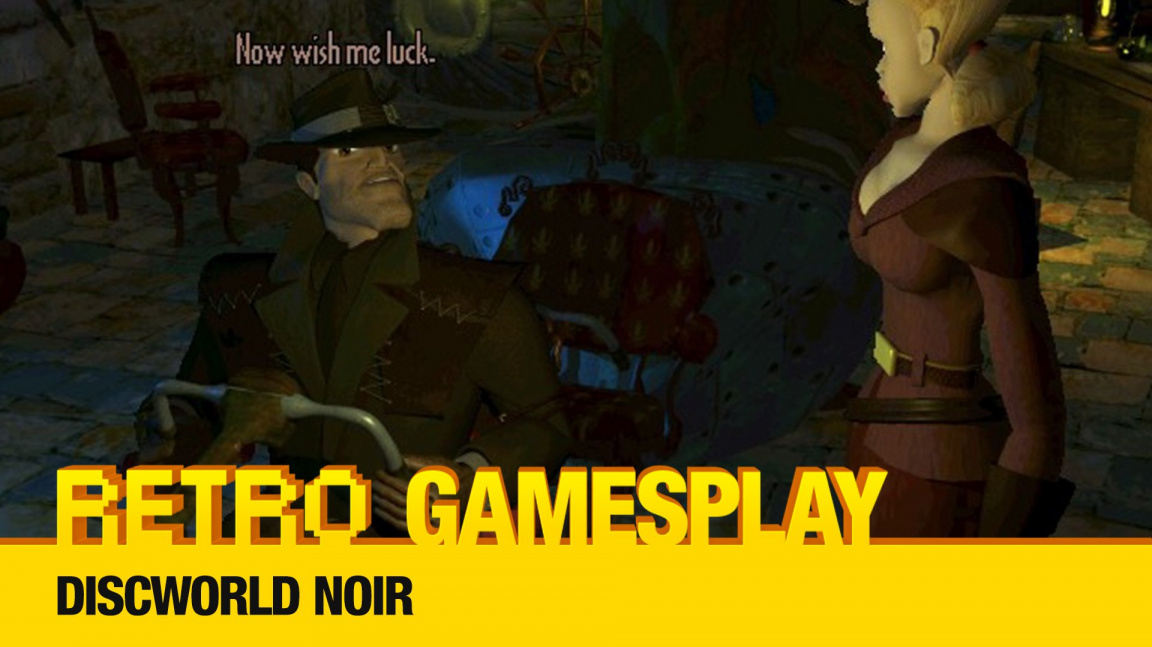 Retro GamesPlay: jako poctu Terrymu Pratchettovi hrajeme adventuru Discworld Noir
