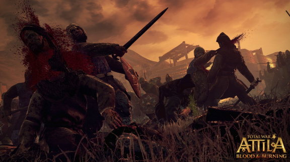 Bitvy v Total War: Attila jsou díky DLC Blood & Burning krvavější a brutálnější