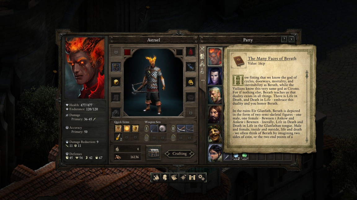 Nový update RPG Pillars of Eternity vás nechá změnit portrét postavy