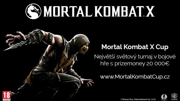 Registruj se na Mortal Kombat X Cup, postup do Paříže a bojuj o 20 000€