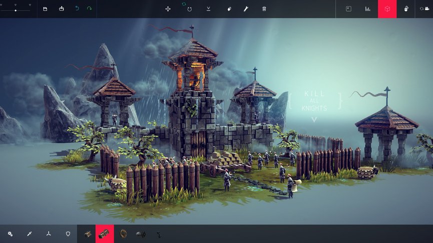 V nových úrovních z Besiege si vyzkoušíte předělané ničení cihlových staveb