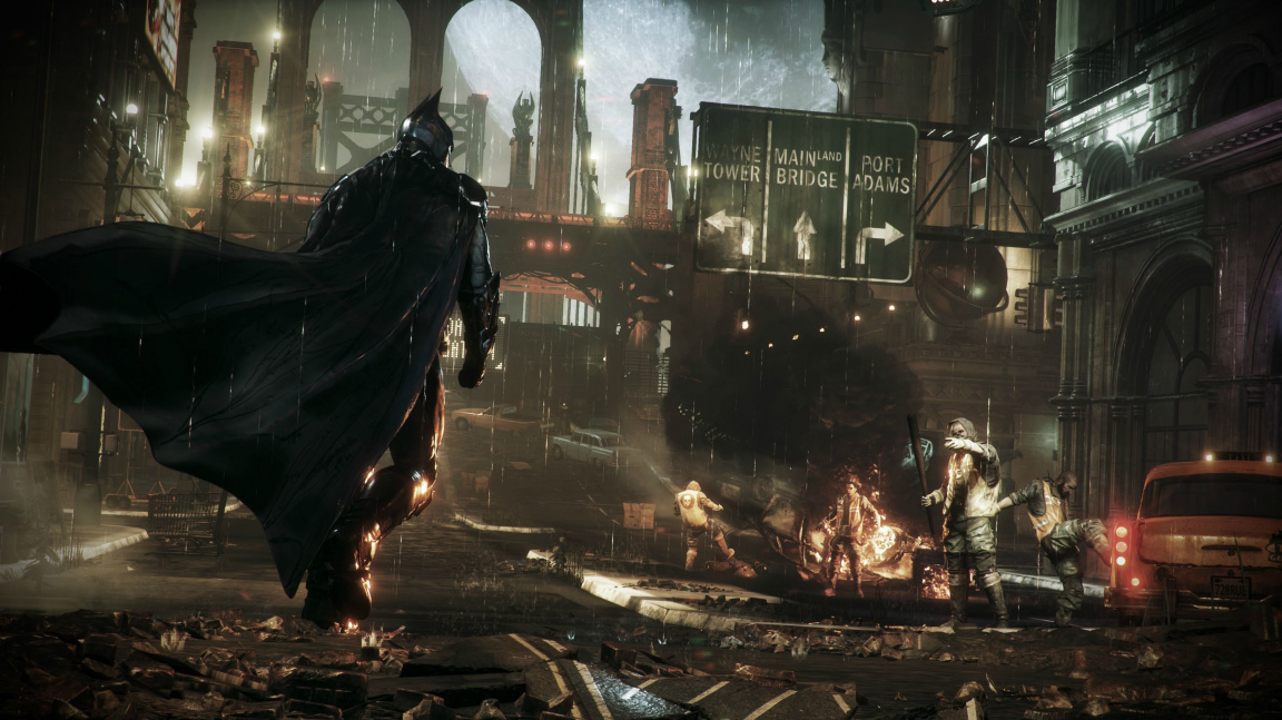 Nvidia Gameworks přidá do nového Batmana reálnější kouř, déšť a papír