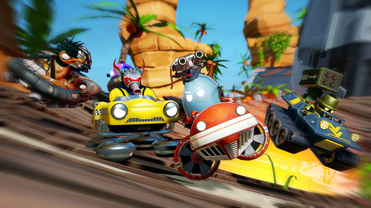 Akční závody Space Dust Racers jsou další šancí, jak získat náhradu za Mashed