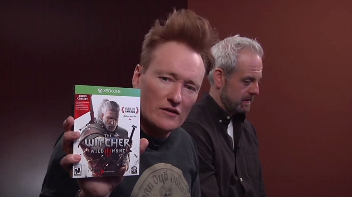 Conan O’Brien ve svém pořadu Clueless Gamer zkouší Zaklínače 3