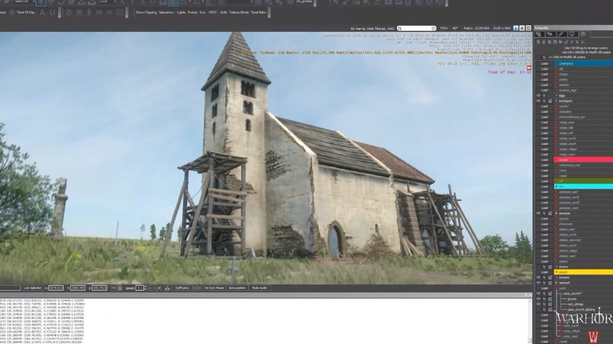 Tvůrci Kingdom Come: Deliverance předvádí tvorbu krajiny a kostela