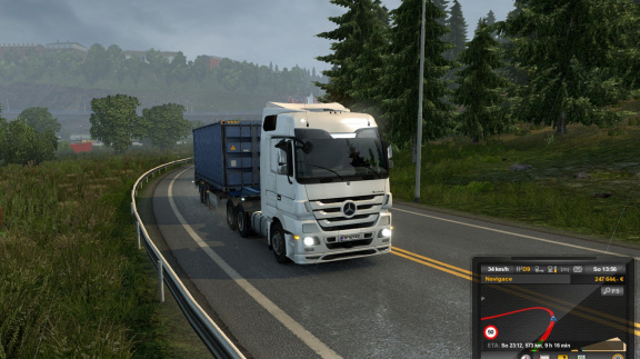 Euro Truck Simulator 2: Skandinávie - recenze