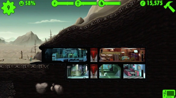 Fallout Shelter je mobilní simulace Vaultu a jeho obvyvatel