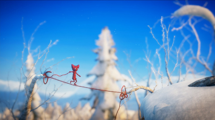 V plošinovce Unravel musíte dát pozor, aby se vám Yarny neodmotal
