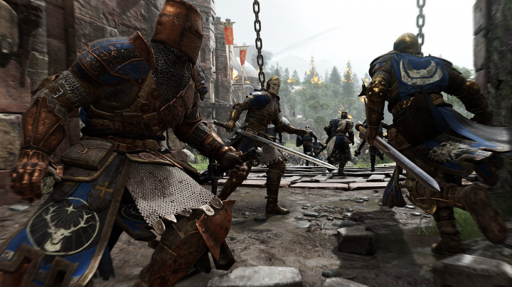 Středověká akce For Honor představuje Dominion mód