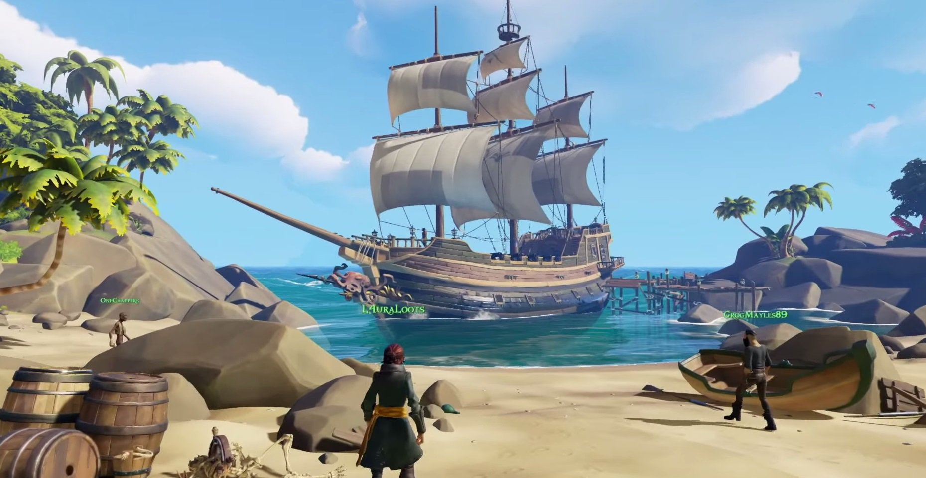 sea of thieves for windows 10 using game pass