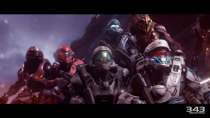 Úvodní filmeček z Halo 5 předvádí zběsilý útok komanda Spartanů