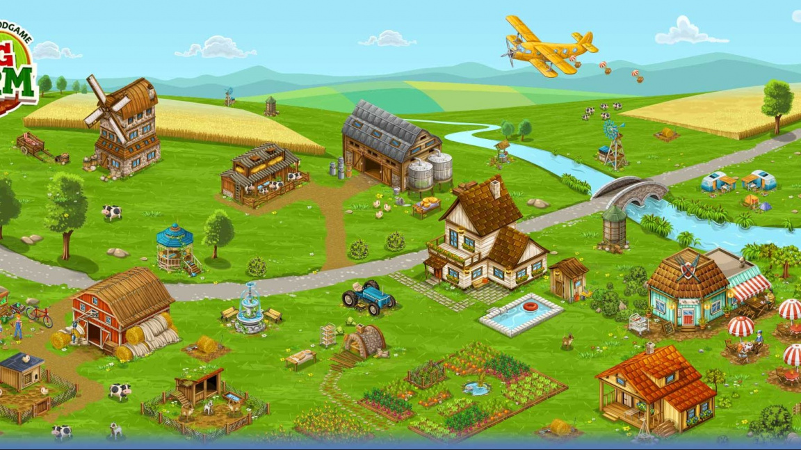 Druhou nejhranější Goodgame hrou u nás je farmářská Big Farm