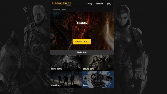 Otestujte své herní znalosti v kvízech na prokrastinačním webu Hádejhru.cz
