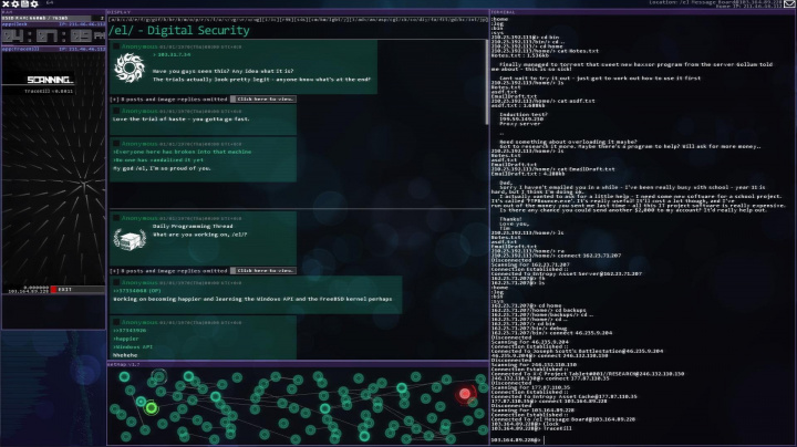 Na trh míří Hacknet, simulátor skutečného hackování s terminálem